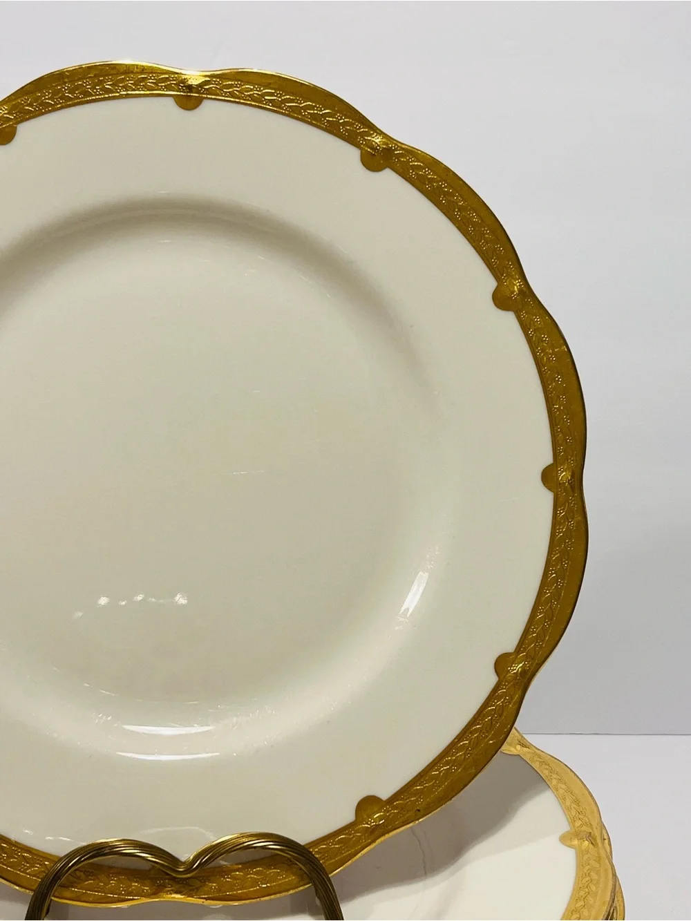 Antique Theodore Haviland New York Made in America Diner Plates Set of 5 Rare